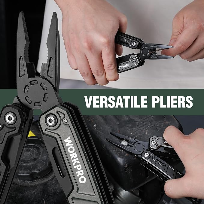 WORKPRO Multitool-11 in 1 Multitool Pliers - Image 6