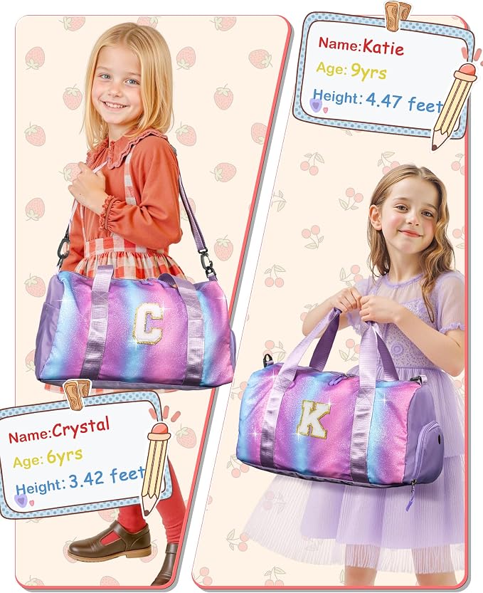 Girls Trip Gifts for Kids-Girl Gym Bag - Image 6