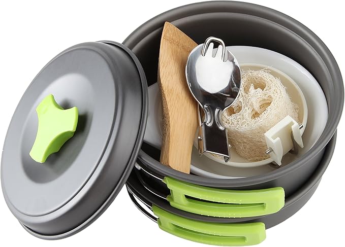 MalloMe Camping Cookware Mess Kit - Image 2