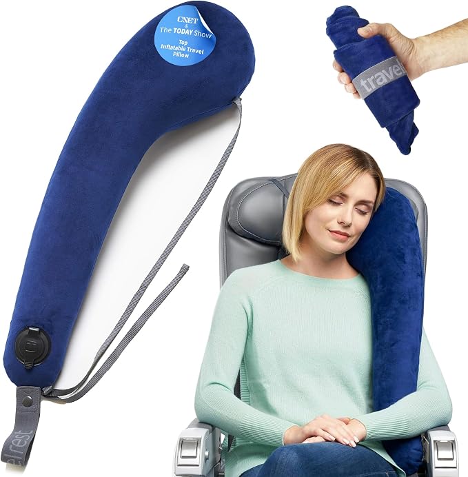 TRAVELREST All-in-One Neck & Body Pillow, Advanced Support Design, Travel by travelrest