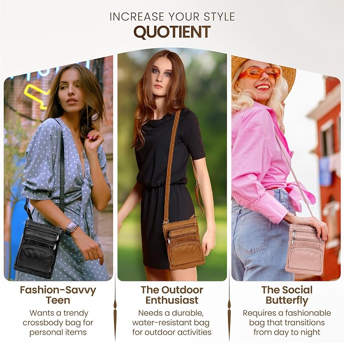 Krediz leather Crossbody Purses - Image 8