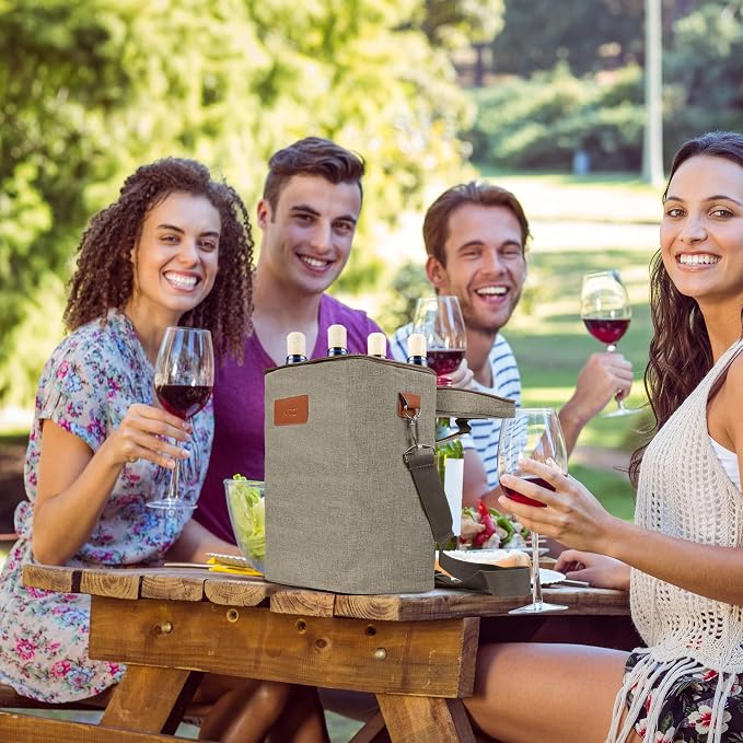 Tirrinia 4 Bottle Wine Gift Carrier - Image 6