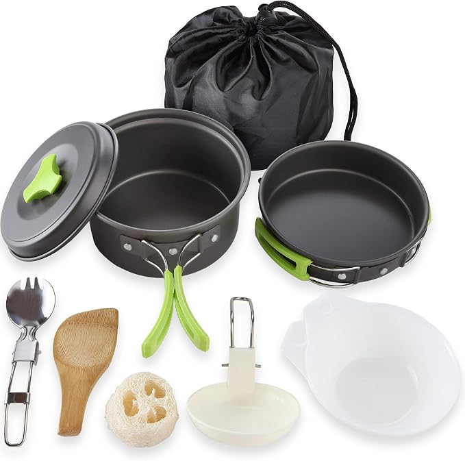 MalloMe Camping Cookware Mess Kit - Image 2
