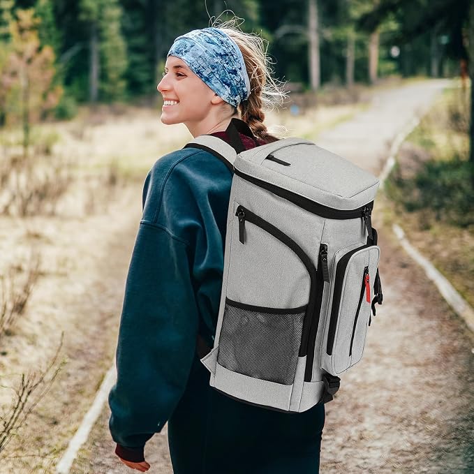 TUGUAN Cooler Backpack 36 Cans Insulated Leak Proof Lightweight Lunch Backpack - Image 7