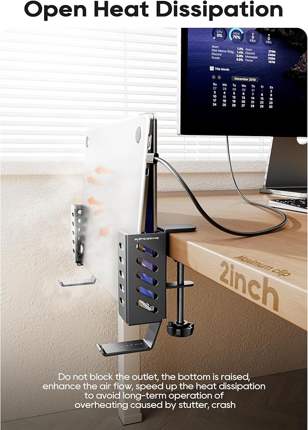 Laptop Holder Vertical, Laptop Stand - Image 4