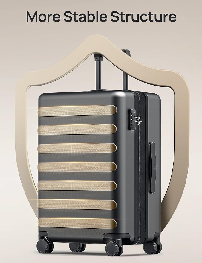 Carry on Luggage 22 X 14 X 9 Airline Approved, 20 Inch Luggage - Image 9