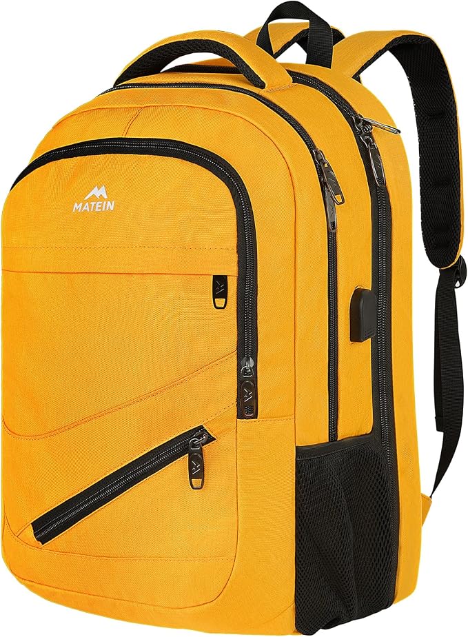 MATEIN 17 Inch Travel Backpack, Water Resistant Commute Work Carryon Bag by MATEIN