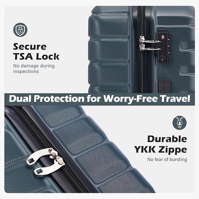 Coolife Carry On Luggage Airline Approved - Image 3