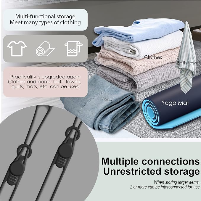 Nearockle Silicone Cable Ties Cord Organizer - Image 5