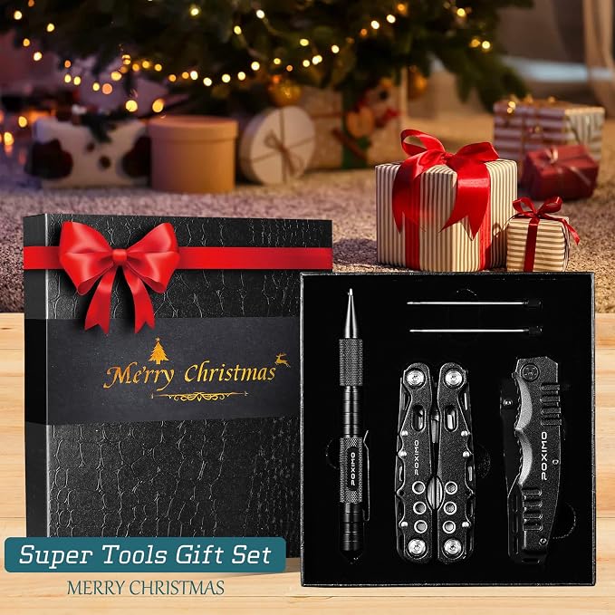 Gifts for Christmas, Pocket Knife, Tactical Pen 3-In-1, Christmas Gifts - Image 2