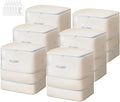 Comforter Storage Bag - 130L Large Capacity Blanket Storage Bags 3-Layer Ultra by EasortmPackingCubes