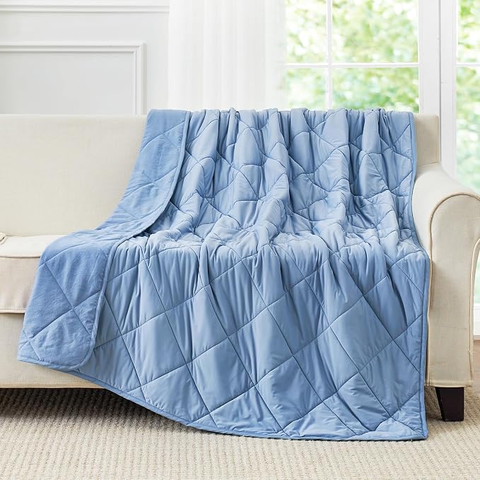 Cozy Bliss Cooling Blanket for Hot Sleepers, Q-Max 0.4 Cooling Comfort Throw - Image 4