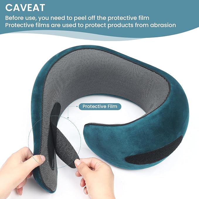 Neck Pillow, Travel Pillow uses Memory Foam to Support Neck Comfort, Ideal - Image 7