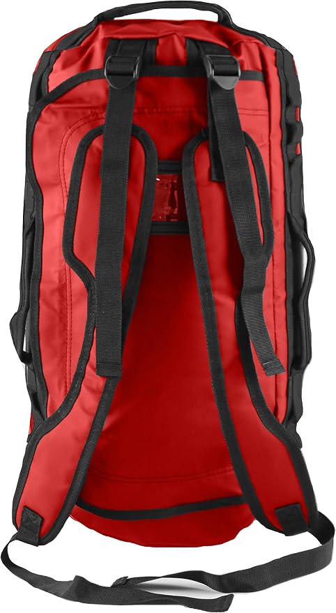 Element Equipment Trailhead Duffel Bag Shoulder Straps Waterproof Red Large - Image 5