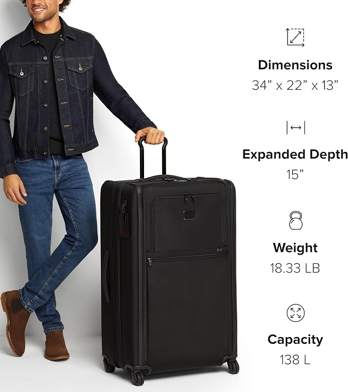 TUMI - Alpha Worldwide Trip Expandable 4-Wheeled Packing Case - Extra Large - Image 8