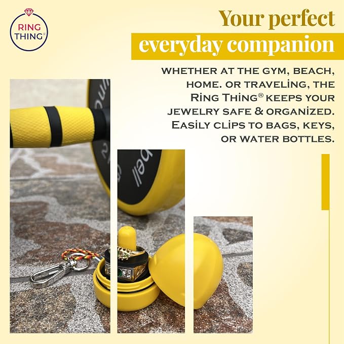 RING THING - Ring Holder Keychain, Jewelry Organizer and Storage, Portable - Image 4