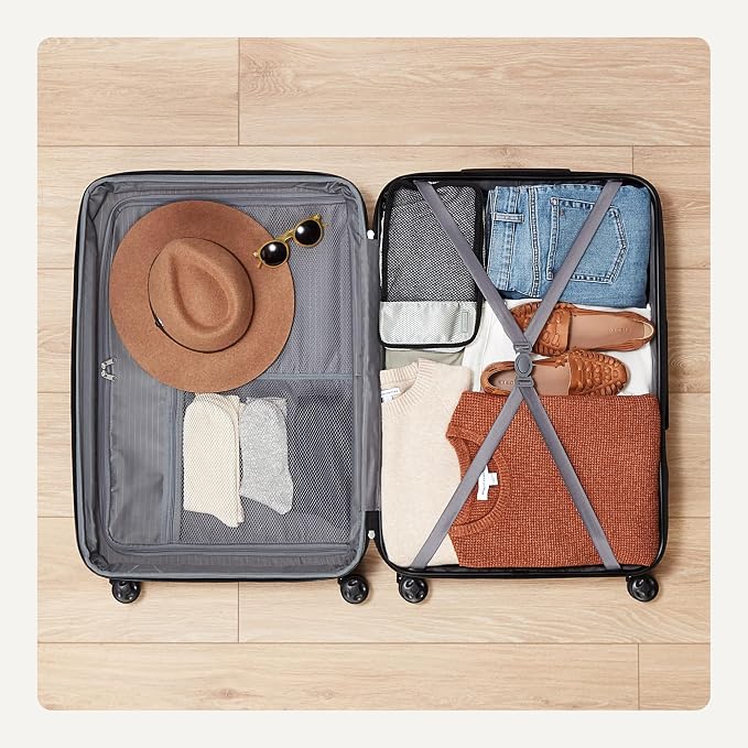 Amazon Basics 30" Hardside Large Checked Luggage, Hardshell Suitcase - Image 4