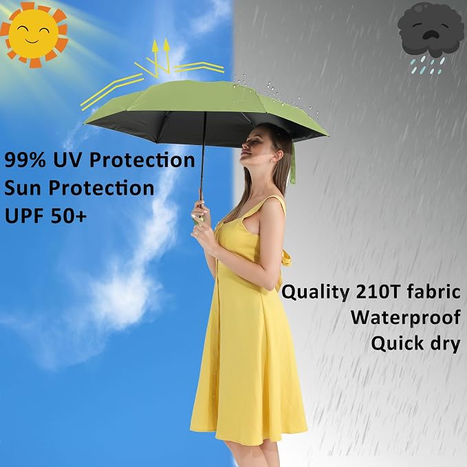 BAODINI Travel Mini Umbrella for Purse - Image 2
