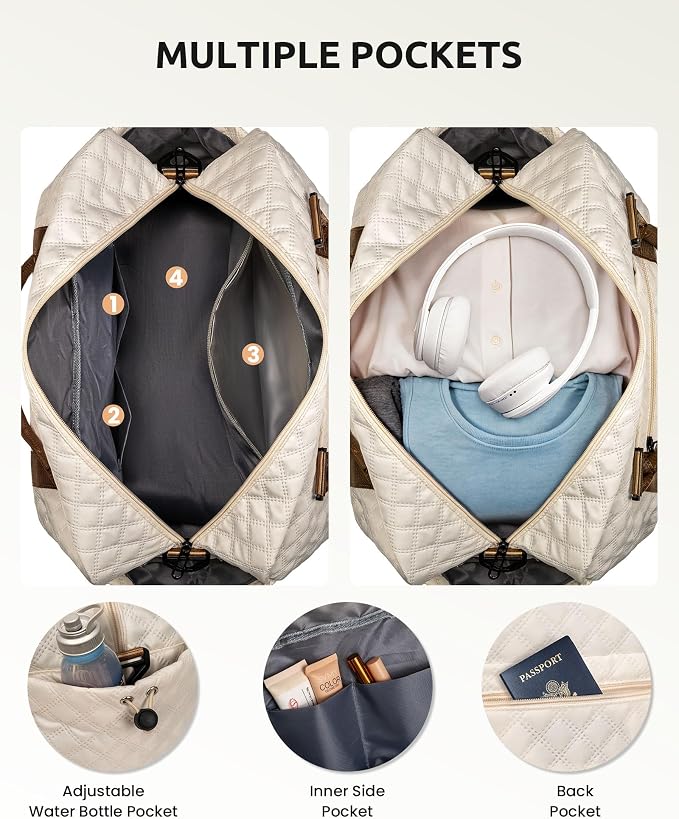 Birthday Gifts-for Women-Initial Duffle Bag - Image 5