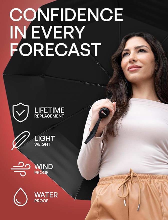 REPEL Windproof Travel Umbrella - Image 3