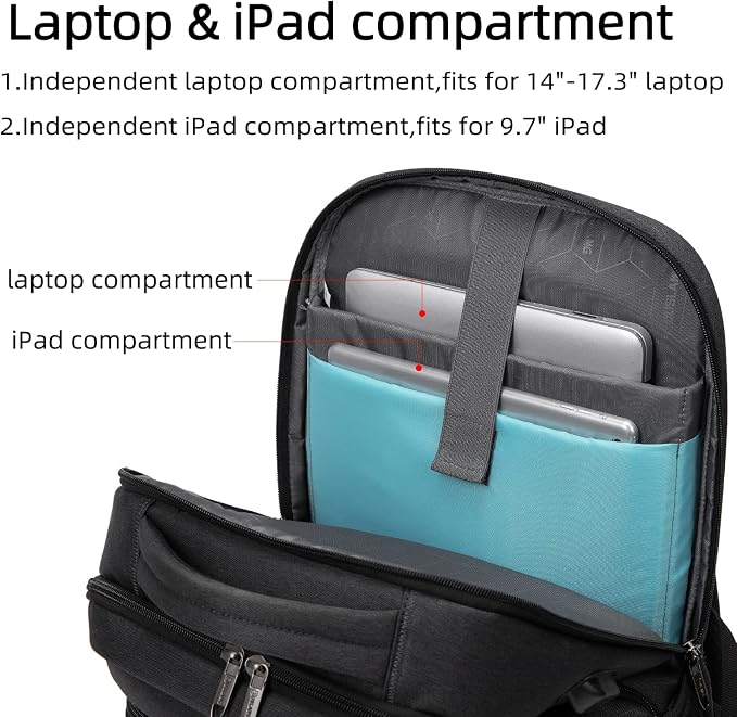 DUSLANG 17 Inch Laptop Backpack - Image 7