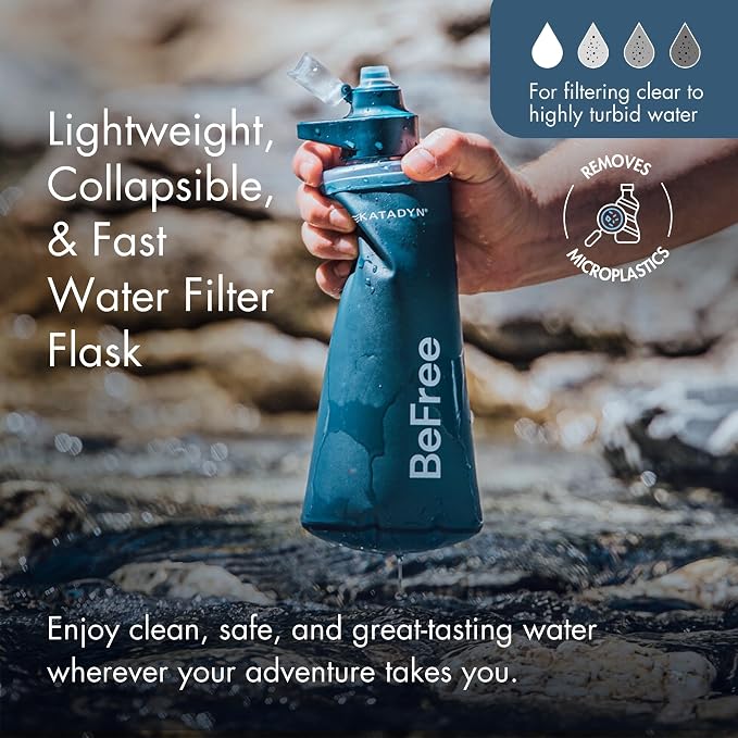 Katadyn BeFree 1.0L Ultralight Collapsible Water Filter Bottle - Image 3