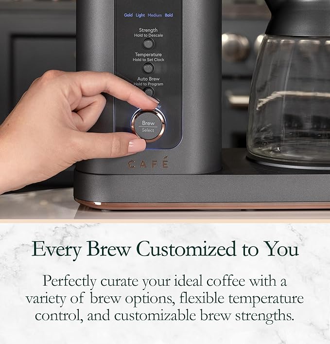 Café Specialty Drip Coffee Maker, 10-Cup Glass Carafe, WiFi Connected Smart - Image 3