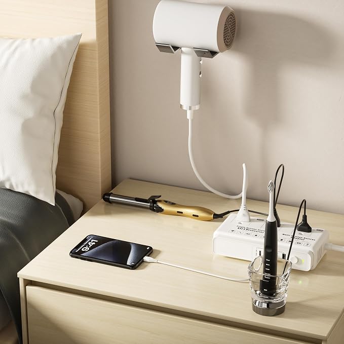 220v to 110v Voltage Converter Adapter: International US to Europe Travel Power - Image 9