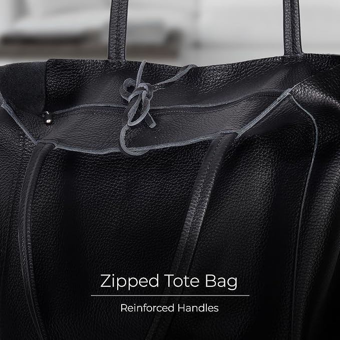 Italian Calf Leather Tote for Women - Image 3