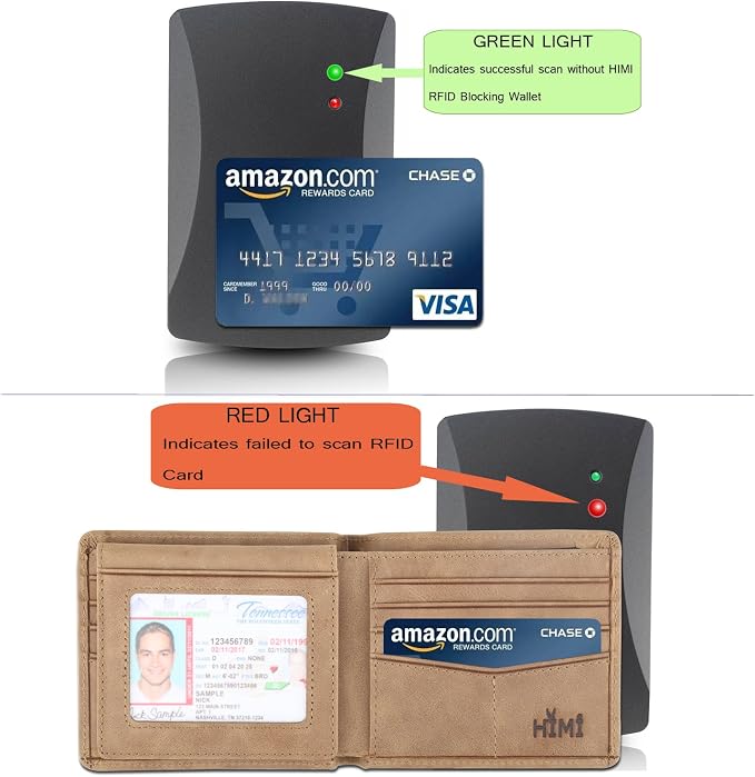 Wallet for Men-Genuine Leather RFID Blocking Bifold Stylish Wallet - Image 5