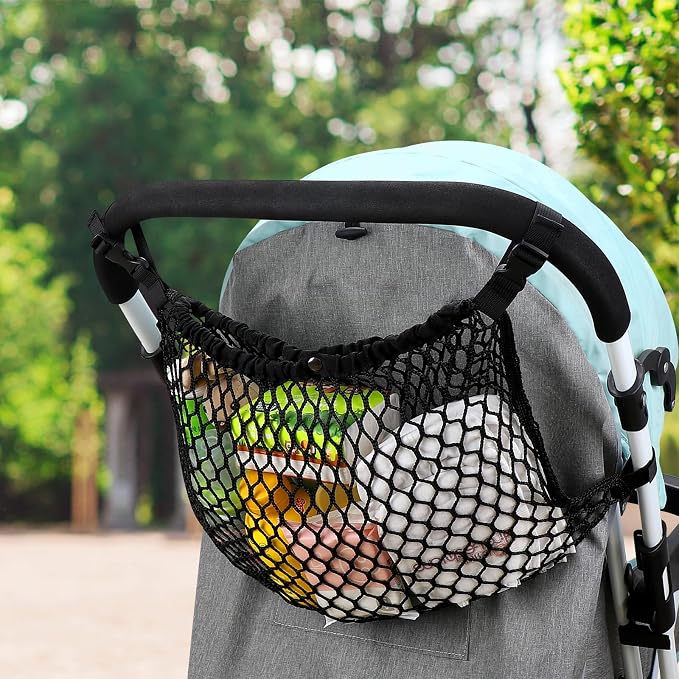 Accmor Universal Stroller Organizer, Polyester Net Mesh Bag Fits - Image 6