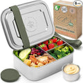 Everusely - Bento Box - Sage, 37oz / 1.1 L - Stainless Steel Lunch Box - 3 by Everusely