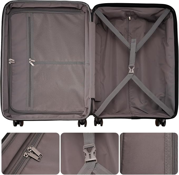 PRIMICIA GinzaTravel Rune series expandable 3 Luggage Sets, Lightweight - Image 7