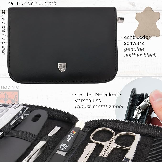 3 Swords Germany – brand quality 10 piece manicure pedicure grooming kit set - Image 5