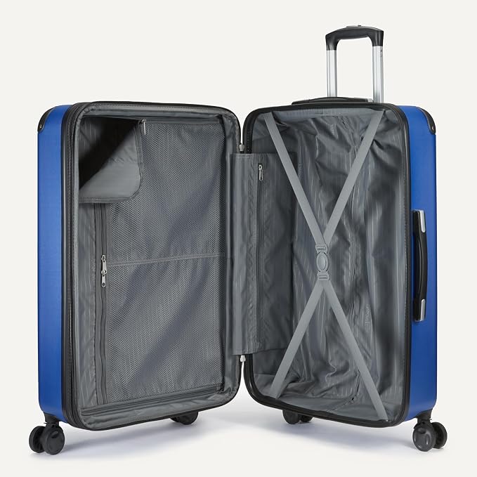 Amazon Basics 4-Piece Luggage Set, Including Two Hardside Suitcases - Image 5