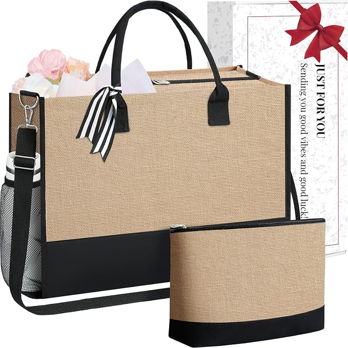BAGAIL Initial Tote Bag, Personalized Birthday Gifts by BAGAIL