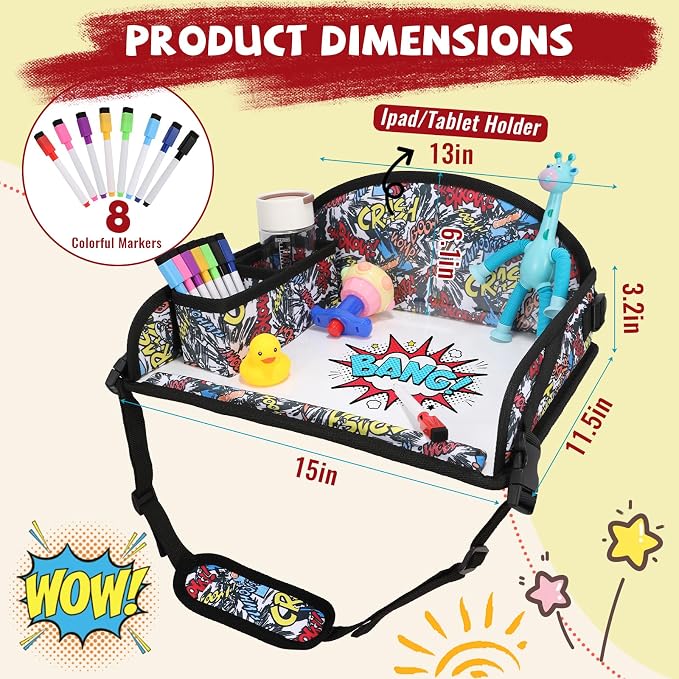 Kids Travel Tray for Airplane - Image 6