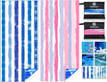 Lightweight Thin Microfiber Beach Towel Sand Free Quick Dry Absorbent Compact by WIDDONEN