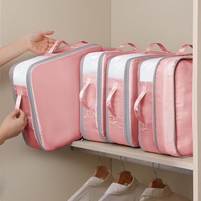 DIMJ Clothes Storage Bag 8 Pack, 19L Compression Storage Bags - Image 4