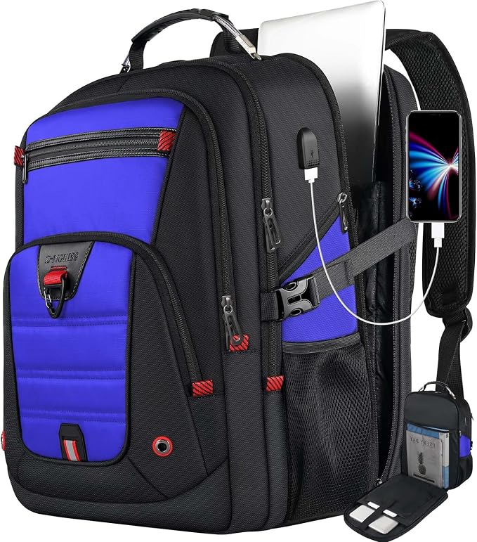 Z-MGKISS Extra Large Backpack, Travel Laptop Bag by Z-MGKISS