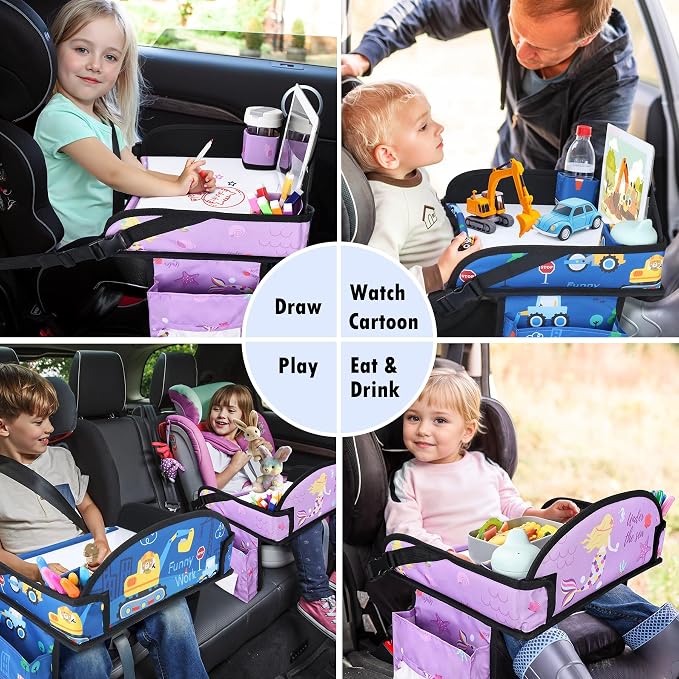 2PCS Kids Travel Tray for Airplane - Image 3