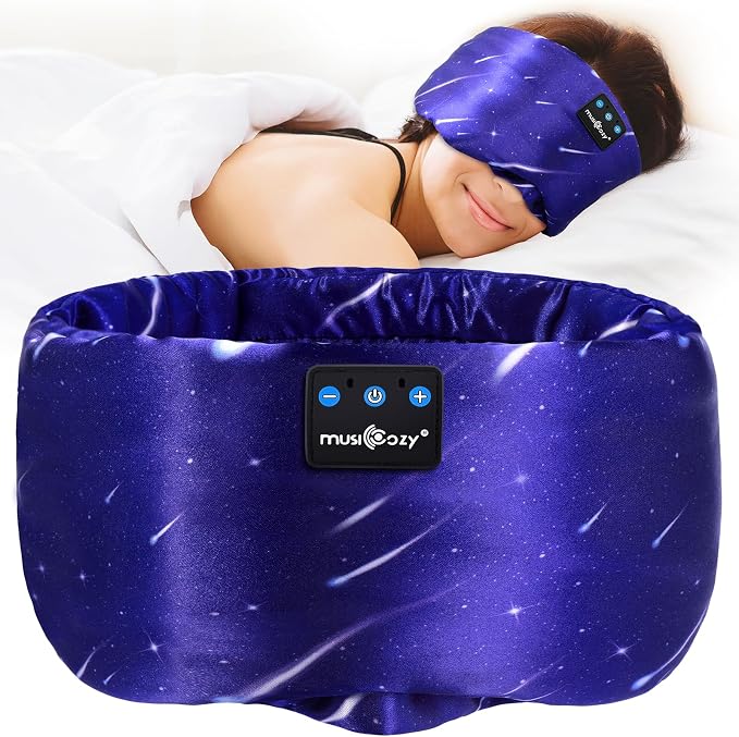 MUSICOZY Mulberry Silk Bluetooth Sleep Mask by MUSICOZY