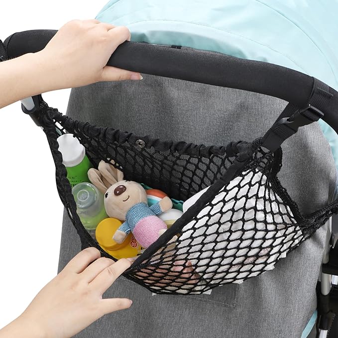Accmor Universal Stroller Organizer, Polyester Net Mesh Bag Fits - Image 5