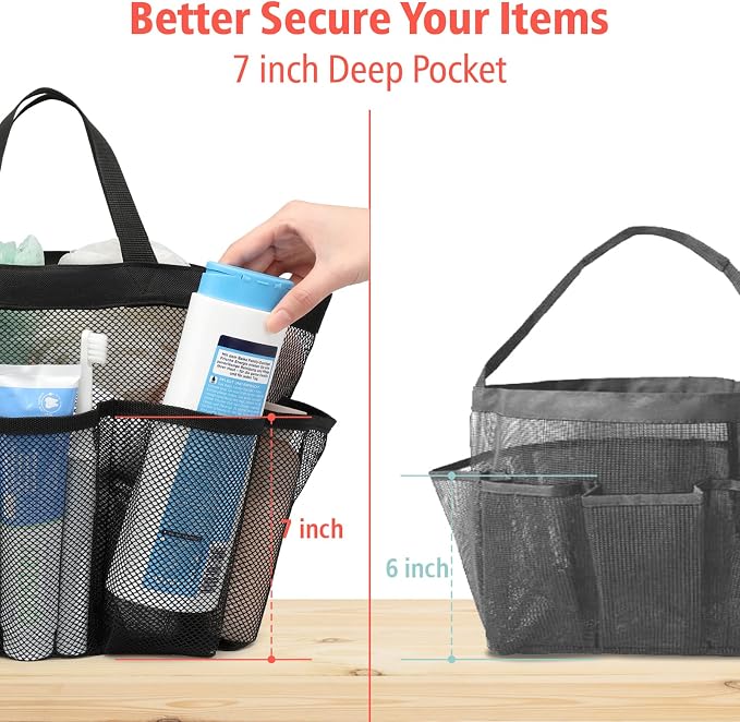 F-color Mesh Shower Caddy Portable - Image 6