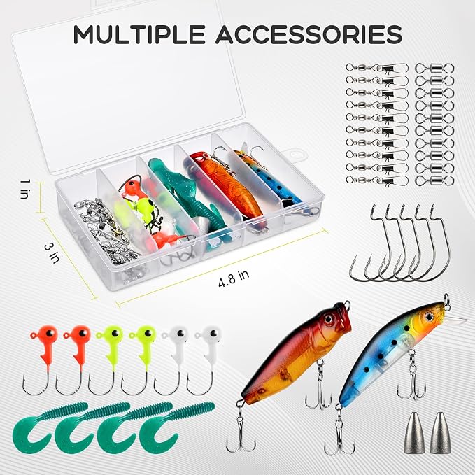 Fishing Rod and Reel Combo Telescopic Pole Set - Image 5