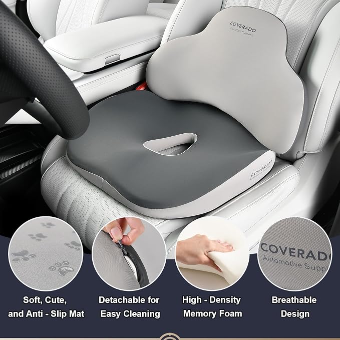 Coverado Seat Cushion and Lumbar Support Pillow - Image 5