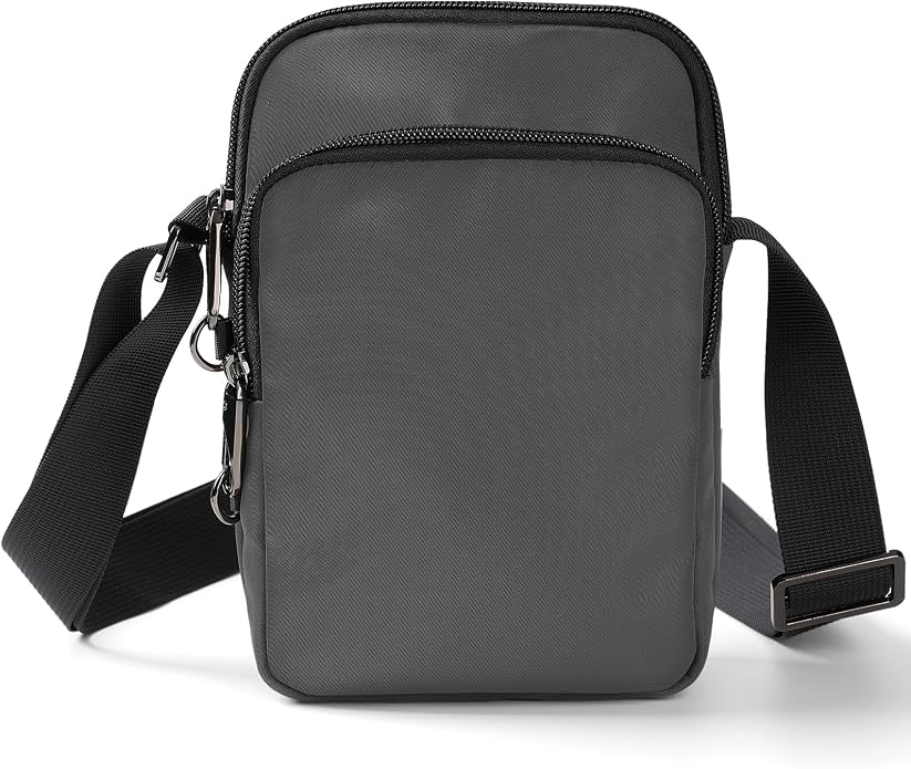 BROADREAM Small Crossbody Bag Men Women, Anti-Theft Crossbody Sling bags by BROADREAM