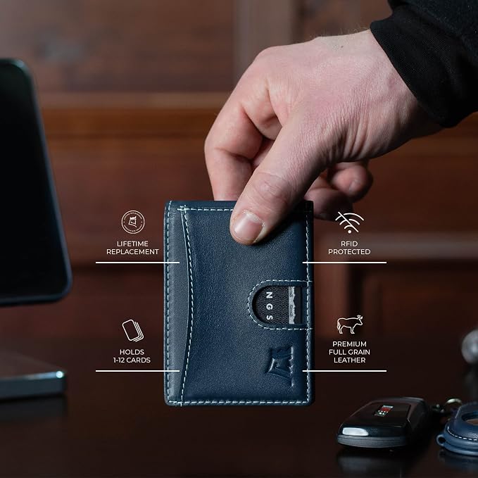 Kings Loot Custom Wallet for Men | Engraved Leather Slim Wallet - Image 2