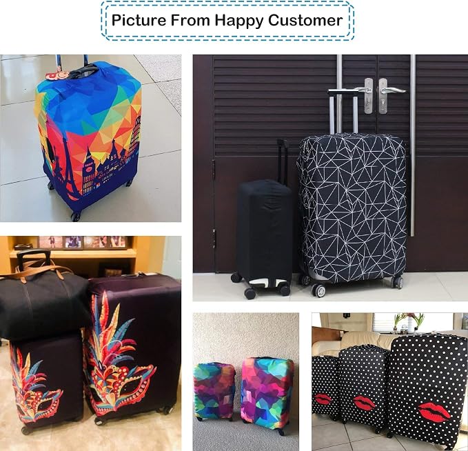 Explore Land Travel Luggage Cover Suitcase Protector Fits 23-26 Inch Case - Image 8