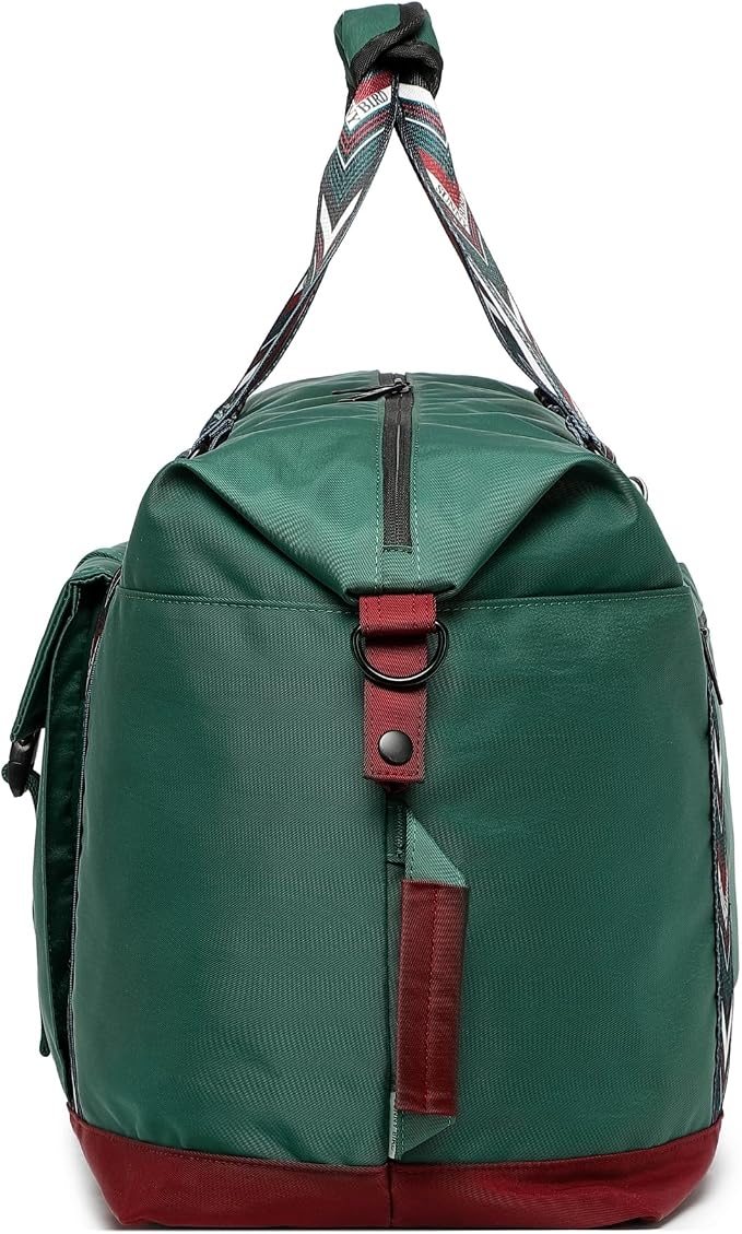 SUNNY BIRD Duffel with Utility Pouch, 40L Weekender Overnight Bag with Shoe - Image 3